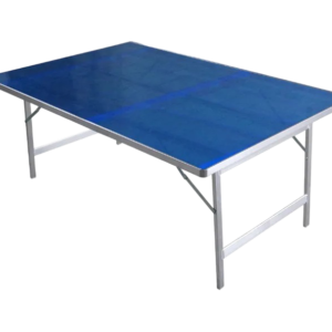 Table MARSILIA Résine bleu 100x150x80